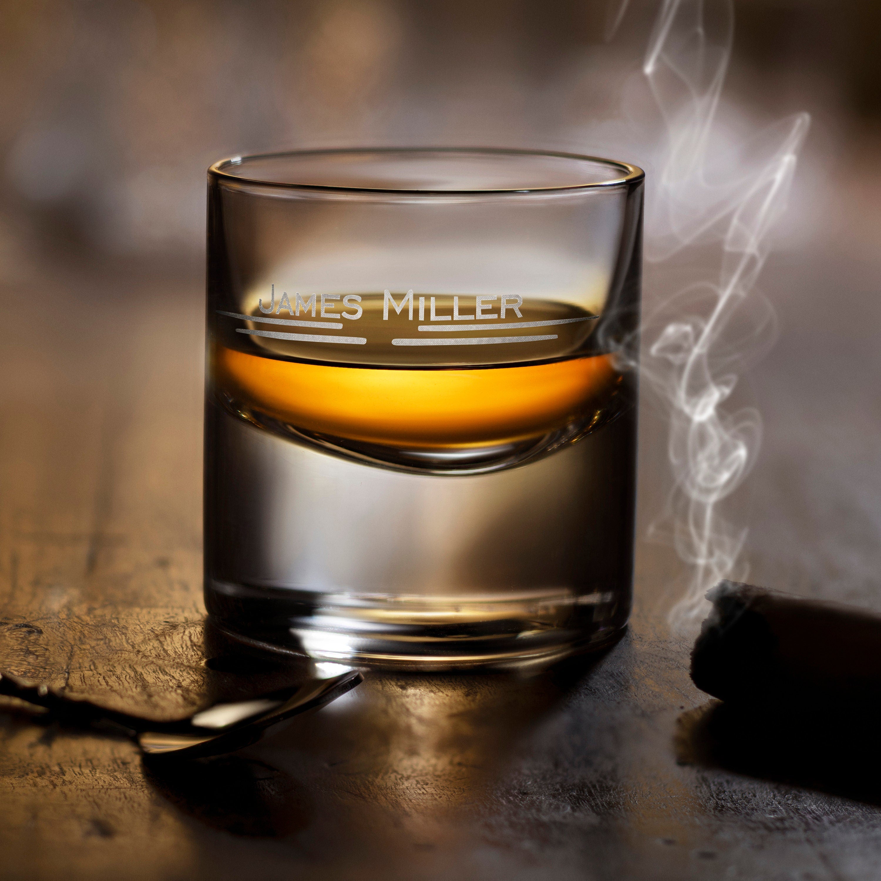 Personalized Custom Whiskey Glass - Luxury Christmas Whiskey Glass, Comes with free Gift Box.