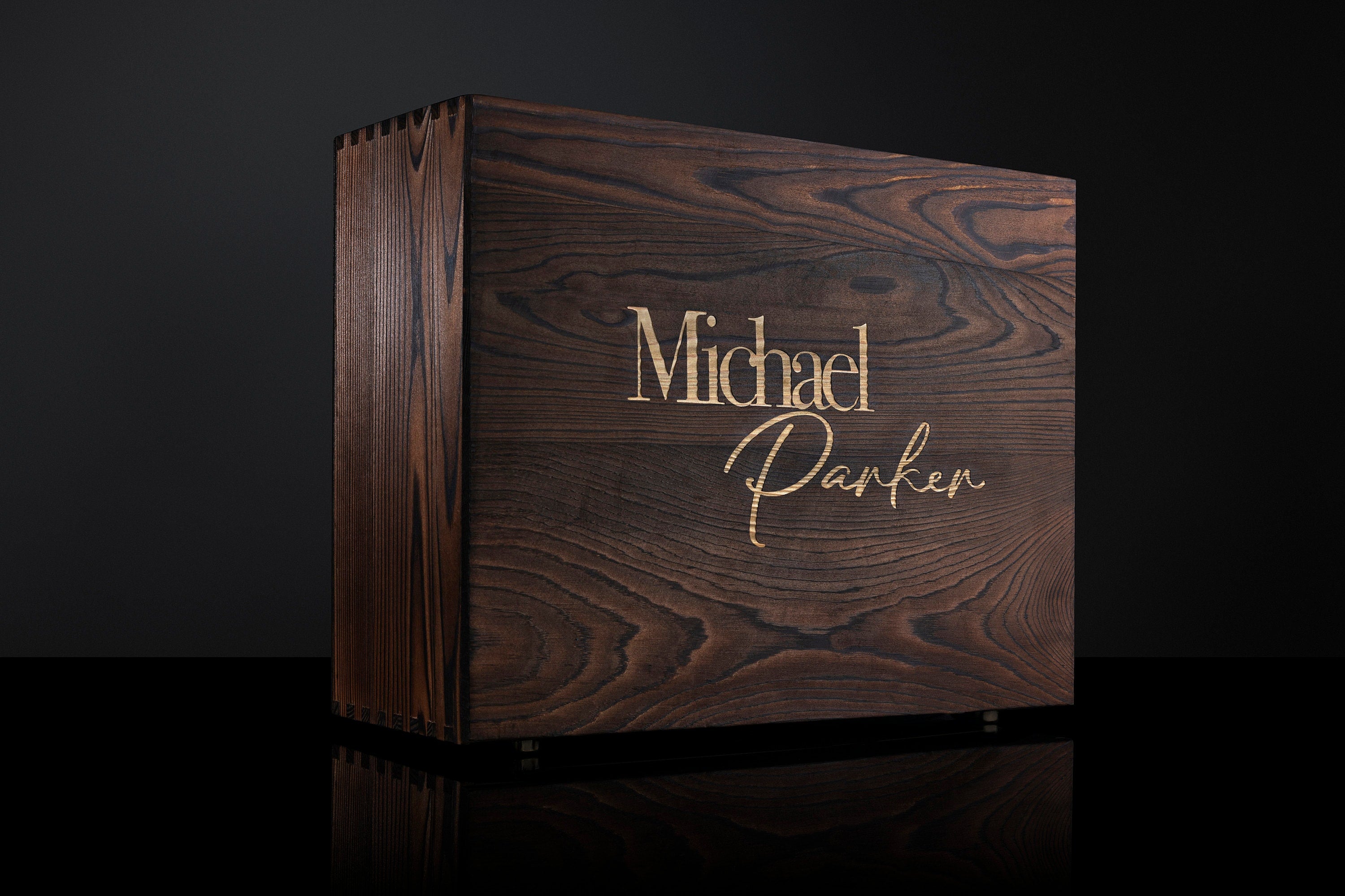 Custom Whiskey Decanter Set - Personalized Drinking Gift - Best Present for dad, for husband, for him - Free Gift Box