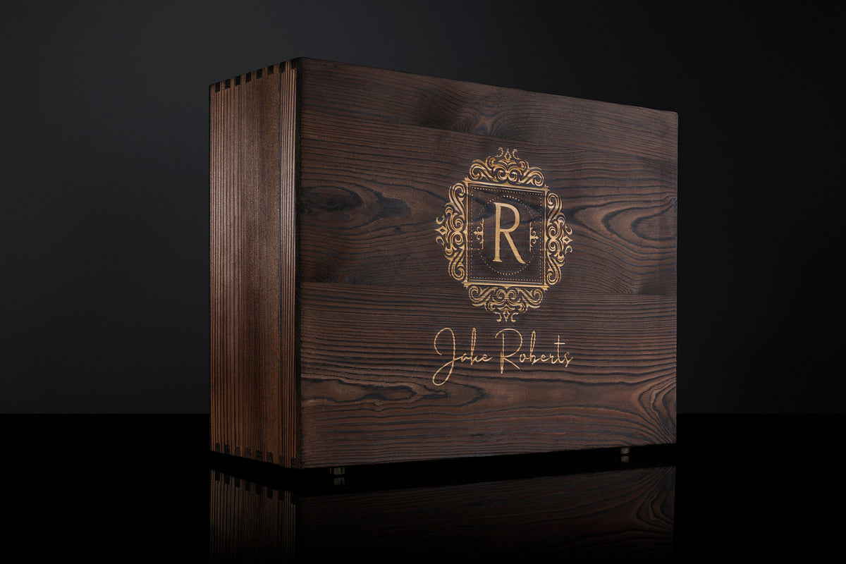 Custom Whiskey Decanter Set with Premium Engraving Quality, Great Christmas Gift - Comes with Free Gift Boxes