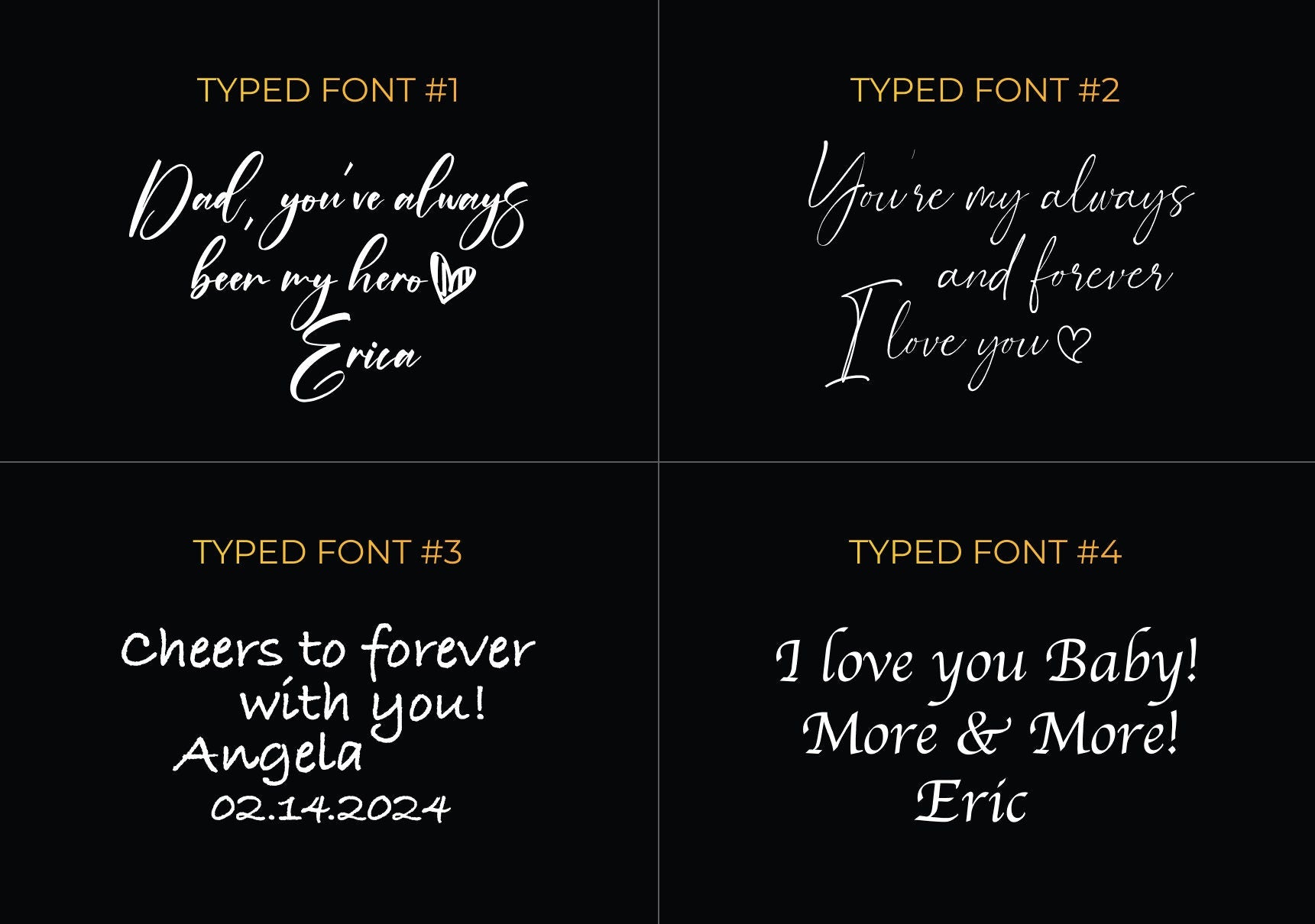 Custom Secret Message Stemless Wine Glass - Engrave Your Handwriting on Wine Glass - Gift Message for Him, Gift for her, Free Gift Box