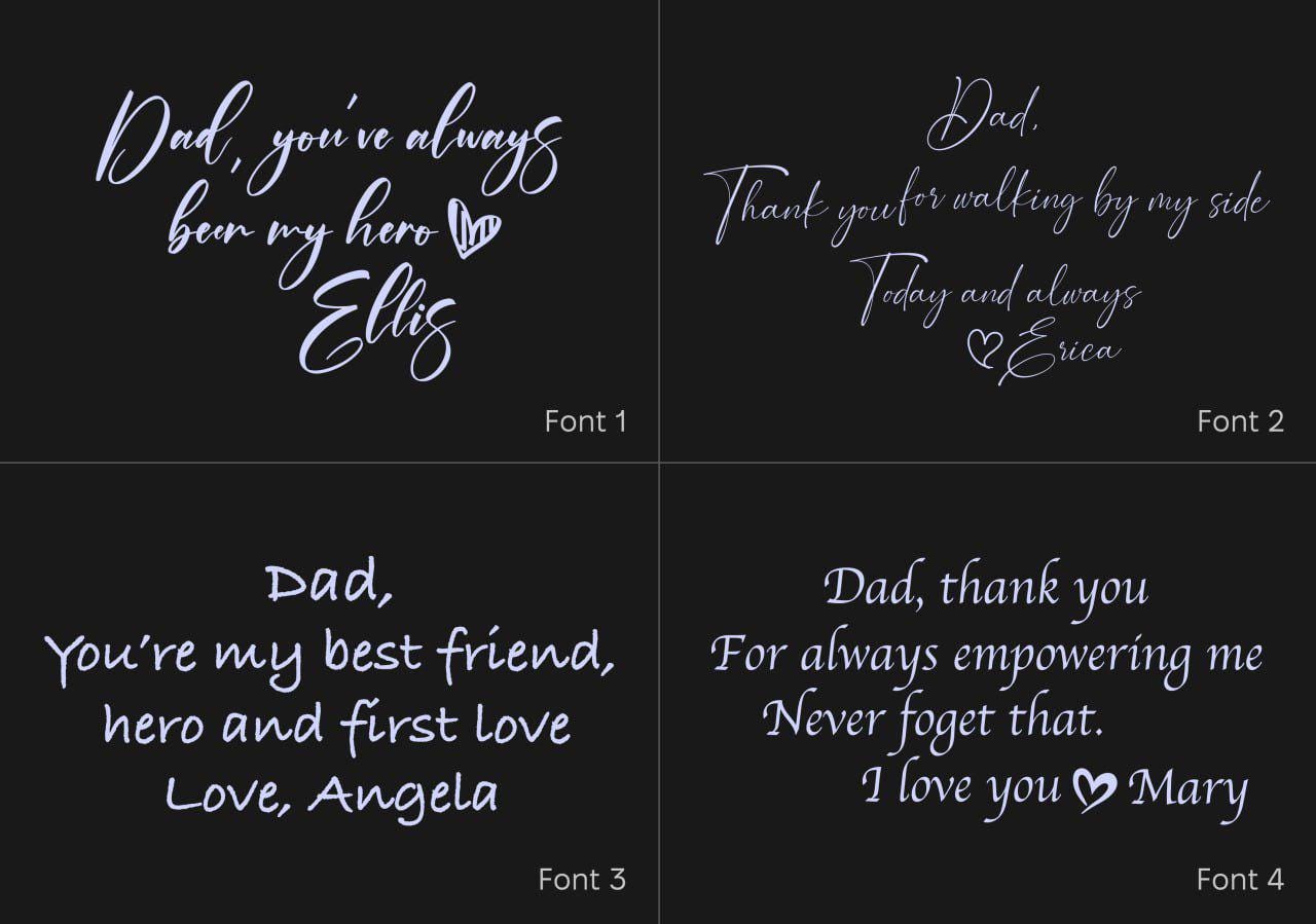 Personalized Wedding Whiskey Glass for Father of the Bride - with Personal Handwriting