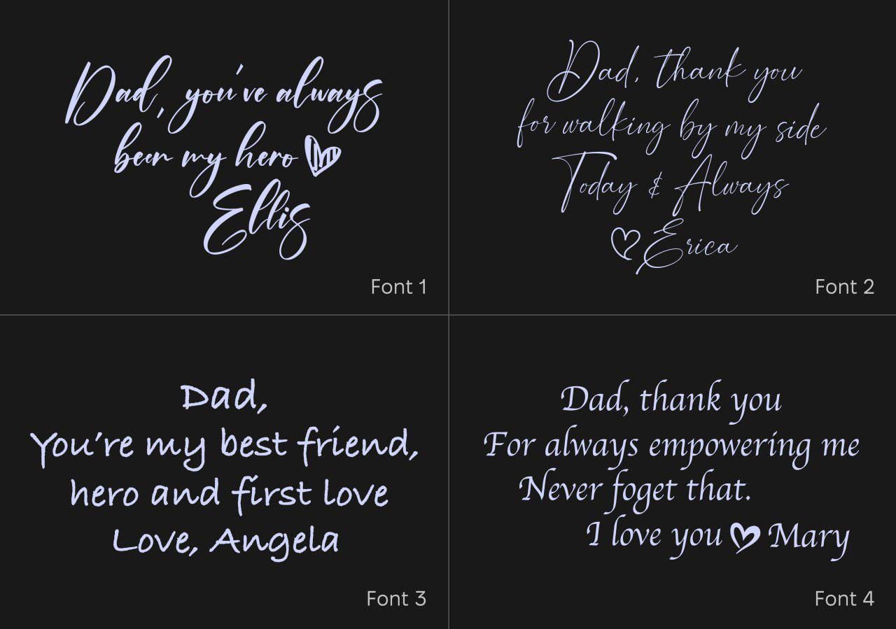 Personalized Gift for Father of the Bride - Custom Wedding Whiskey Glass with Your Handwriting Message