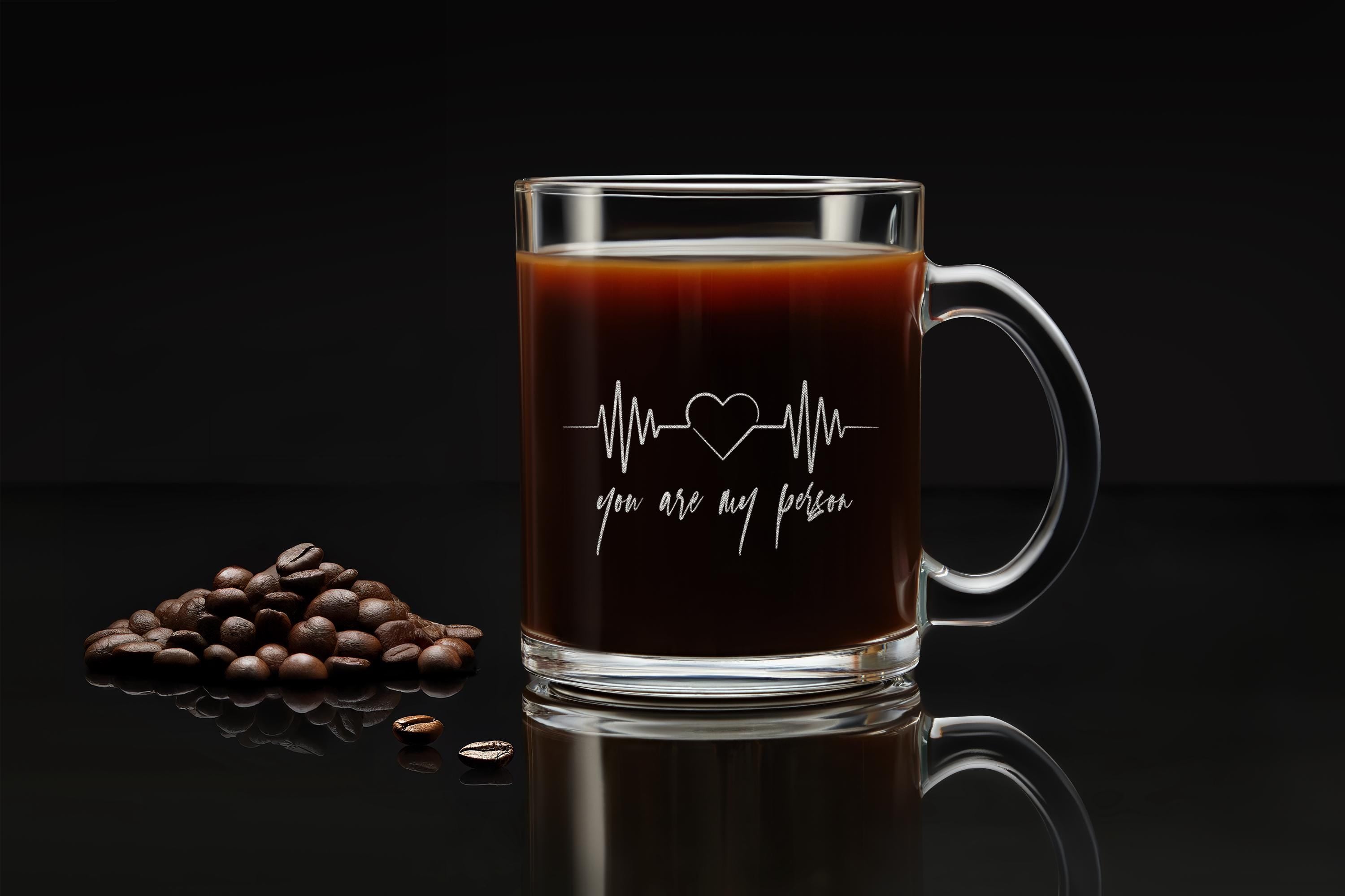 Custom Whiskey Rock Glass, You are my person, gift for boyfriend, Anniversary Gift, gift for him, Gift Box