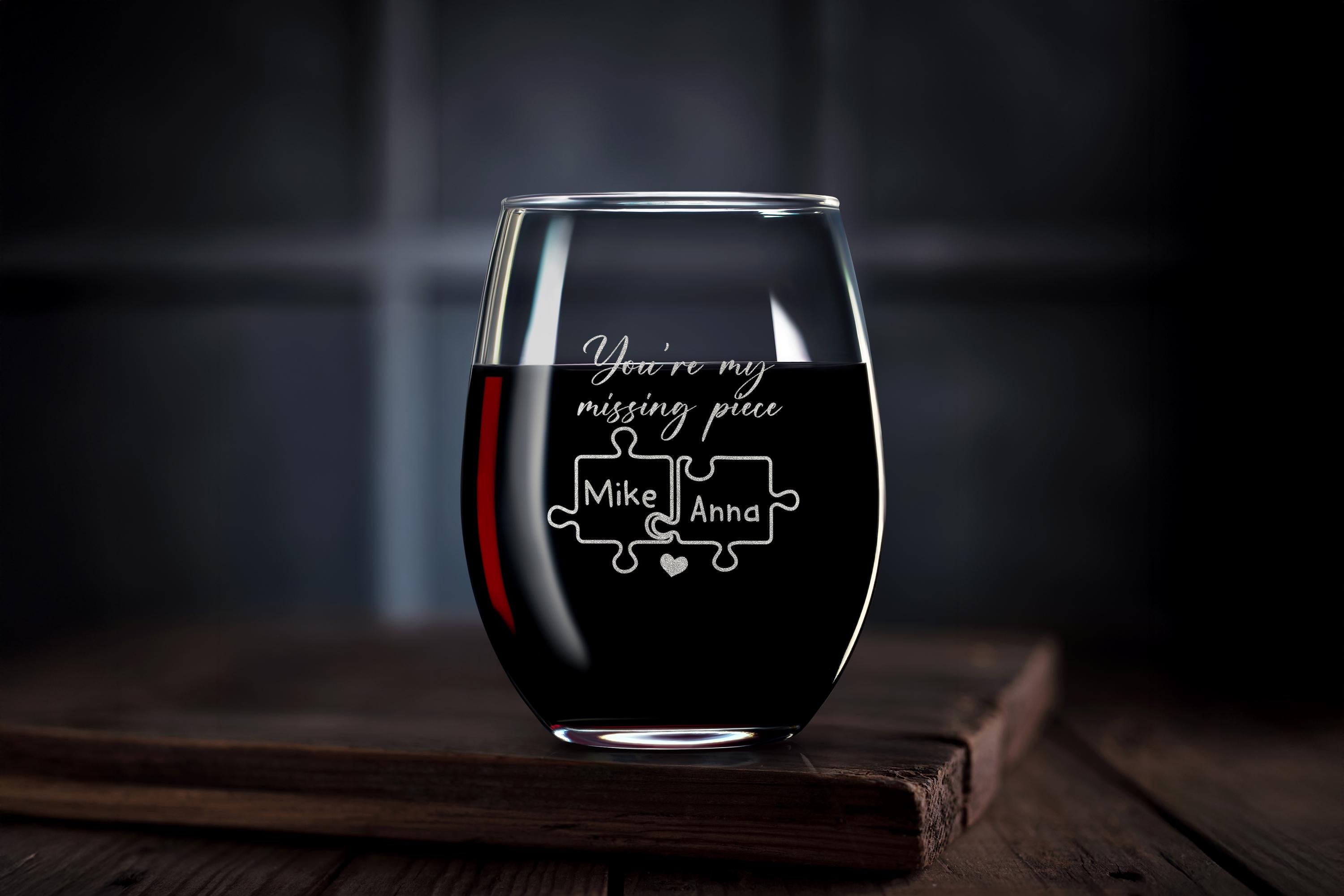 Personalized Engraved Whiskey Rock Glass Gift For Husband, gift for boyfriend, Anniversary Gift, gift for him, Gift Box