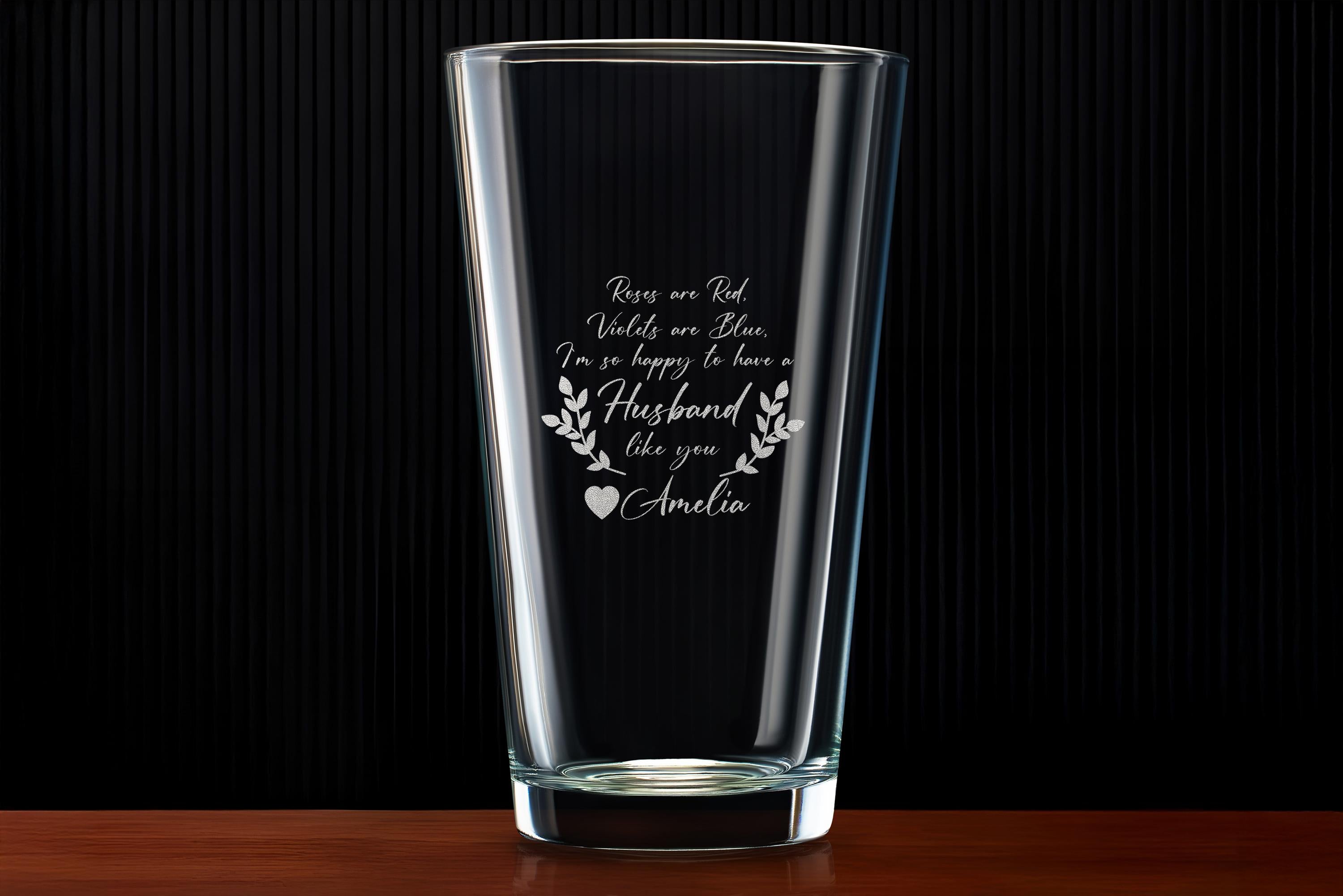 Engraved Custom Whiskey Glass Gift For Husband, gift for boyfriend, Anniversary Gift, valentines gift for him, Gift Box