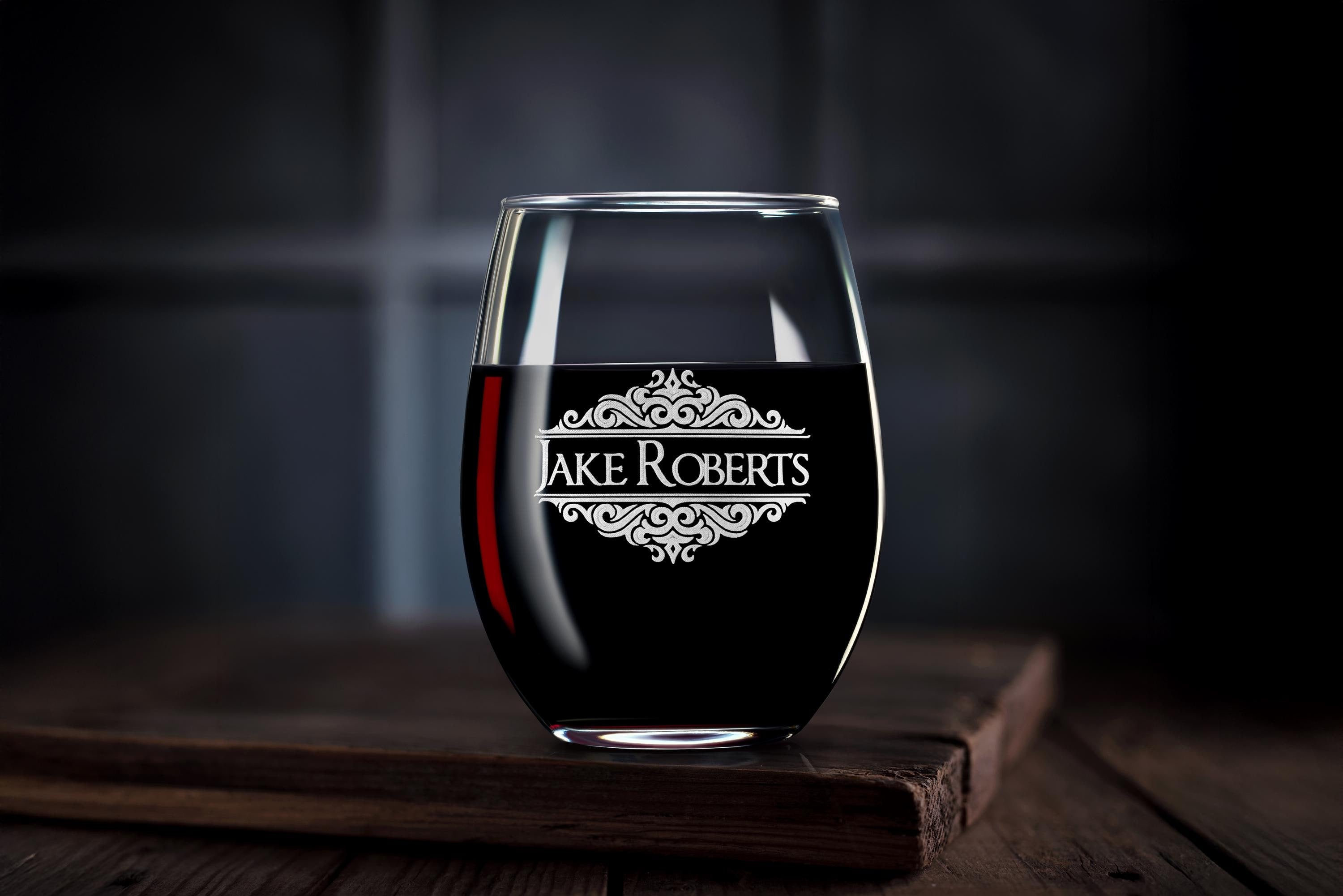 Custom Whiskey Glass with premium quality side and bottom engraving for any special occasion, Groomsmen Gift, Comes with free Gift Box.