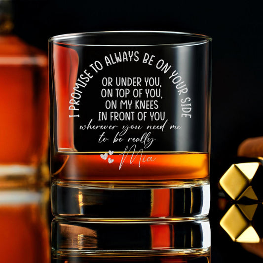 Custom Whiskey Rock Glass, Perfect gift for Husband, Gift for Boyfriend, Anniversary Gift, Birthday gift for him, Gift Box