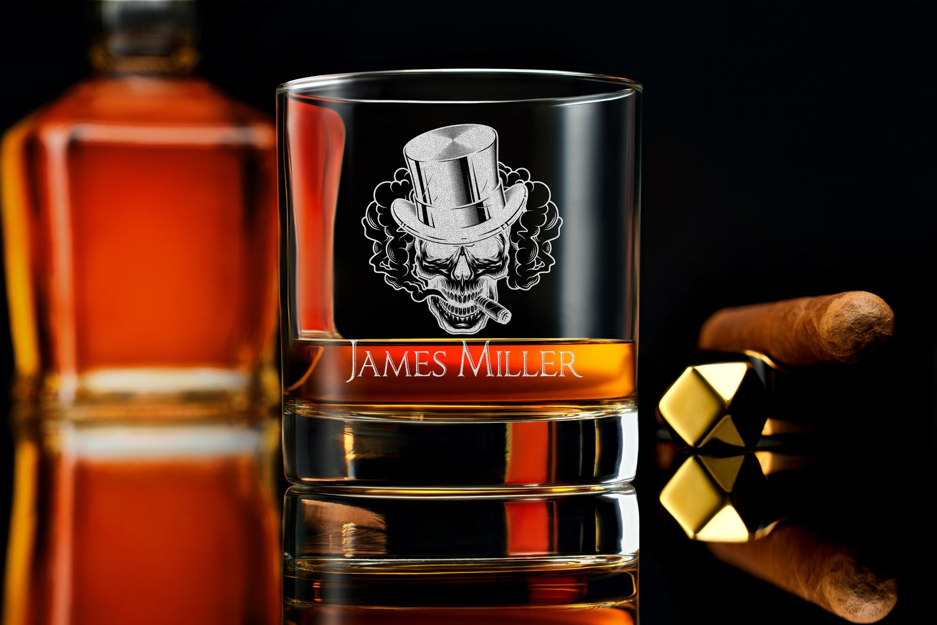 Personalized Groomsmen Gift Whiskey Glasses, Custom Engraved Drinkware, Unique Wedding Gift for Him, Best Man Gift