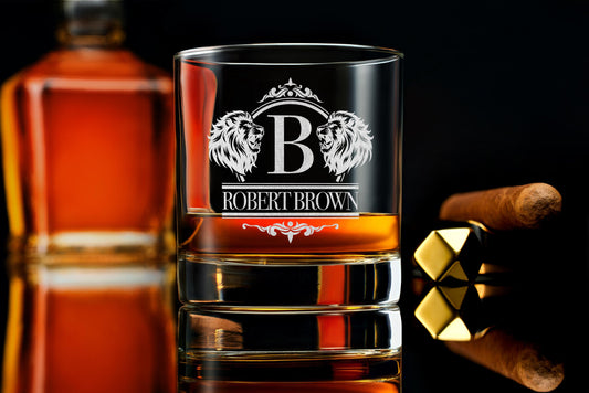 Custom name whiskey glass, engraved groomsmen gift, personalized best man wedding keepsake