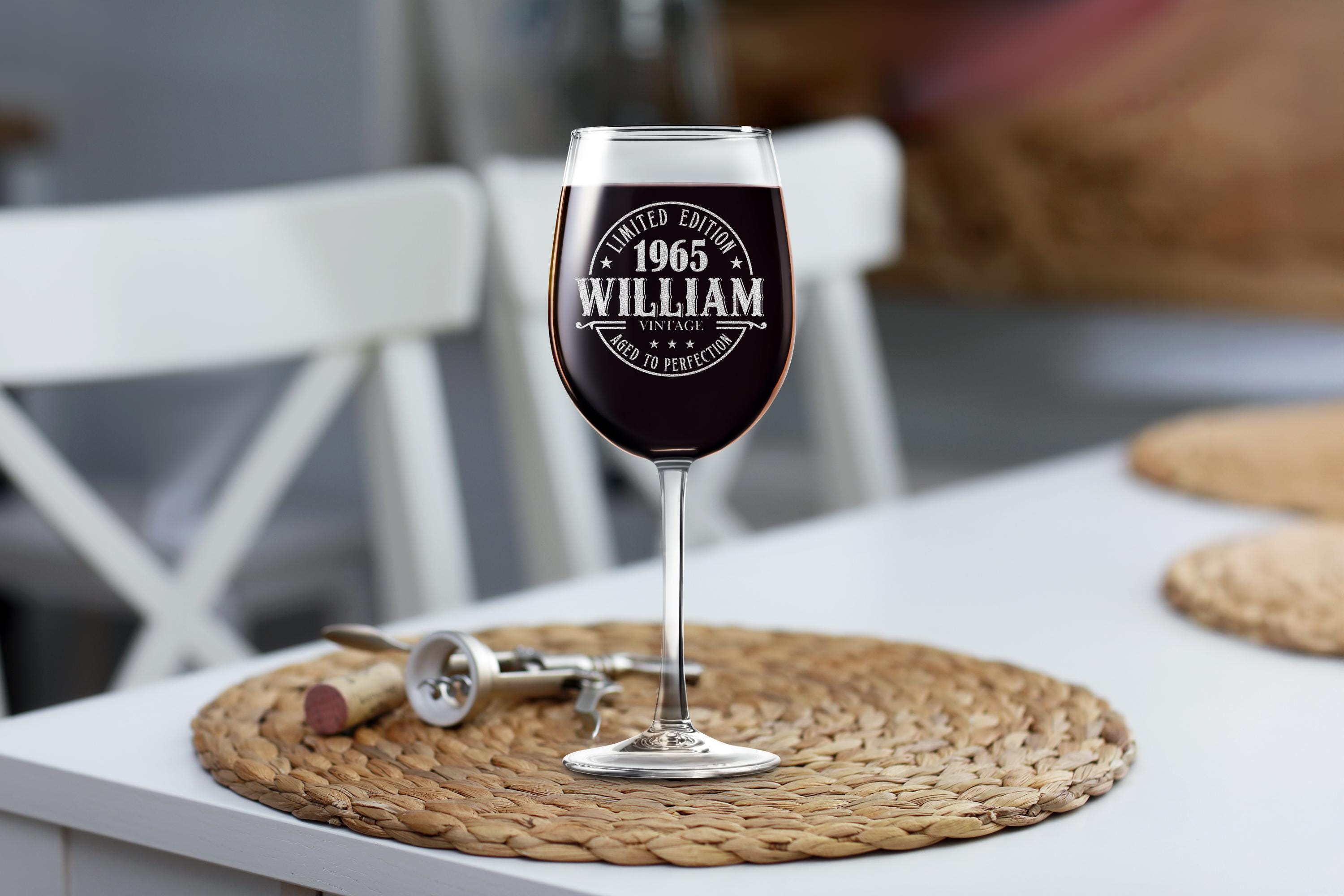 Engraved Whiskey Glass 60th Birthday Gift – Custom Rock Glass for Men, Husband, Dad – Free Box Included
